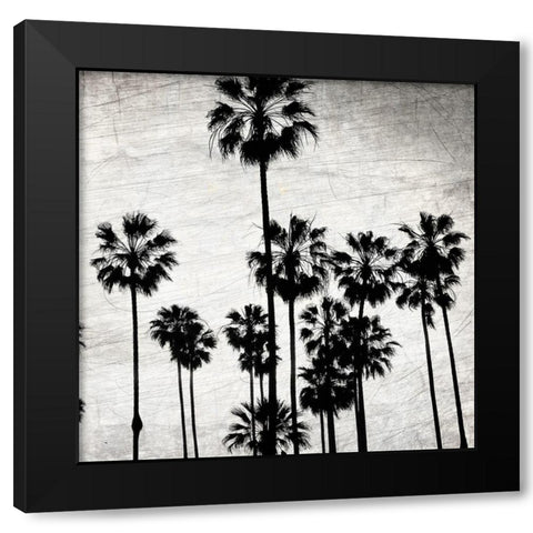 Dusky Beach Black Modern Wood Framed Art Print with Double Matting by Kimberly, Allen