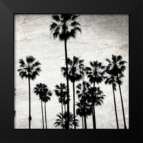 Dusky Beach Black Modern Wood Framed Art Print by Kimberly, Allen
