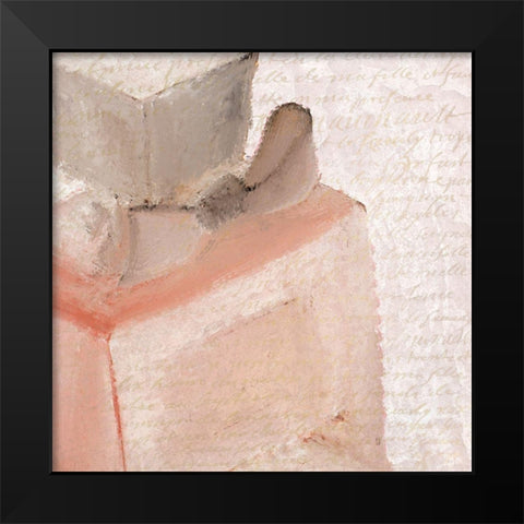 Paris Blush 1 Black Modern Wood Framed Art Print by Kimberly, Allen