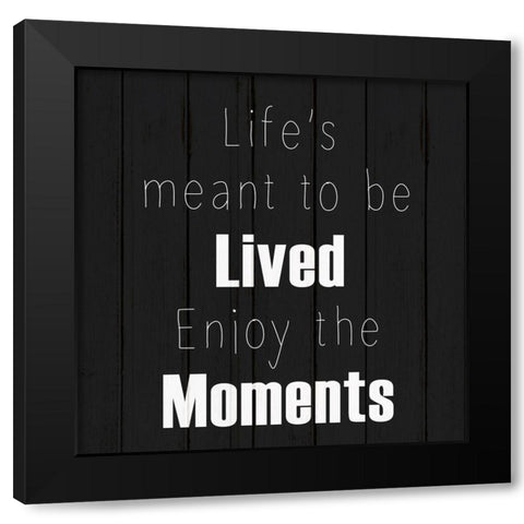 Journey 3 Black Modern Wood Framed Art Print with Double Matting by Kimberly, Allen