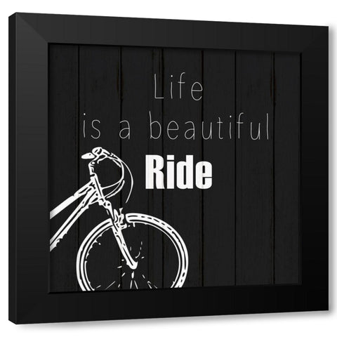 Journey 4 Black Modern Wood Framed Art Print by Kimberly, Allen