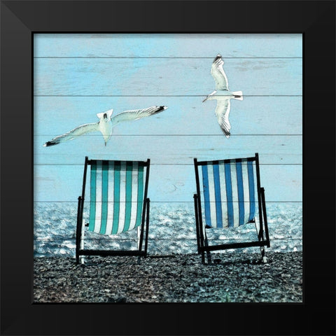 Coastal Life 3 Black Modern Wood Framed Art Print by Kimberly, Allen