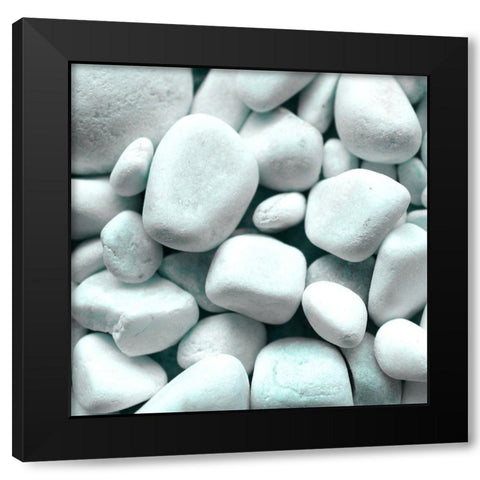 Inhale Exhale 1 Black Modern Wood Framed Art Print with Double Matting by Kimberly, Allen
