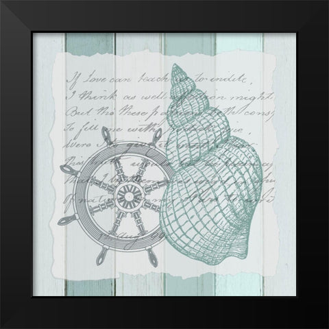 Live in the Sun 5 Black Modern Wood Framed Art Print by Kimberly, Allen