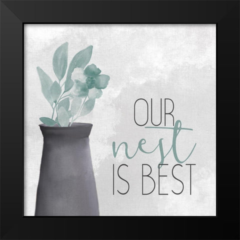Our Nest Black Modern Wood Framed Art Print by Kimberly, Allen