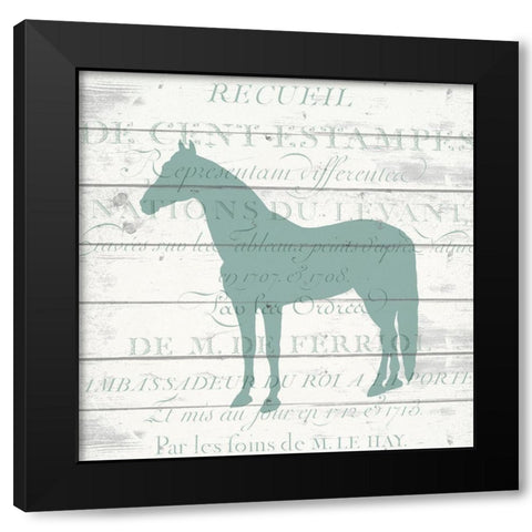 Farm Life B Black Modern Wood Framed Art Print with Double Matting by Kimberly, Allen