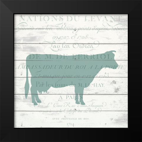 Farm Life C Black Modern Wood Framed Art Print by Kimberly, Allen