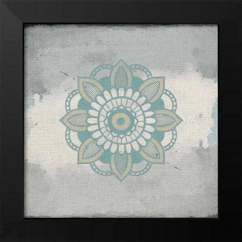 Henna Dreams 3 Black Modern Wood Framed Art Print by Allen, Kimberly