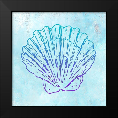 Mermaids 5 Black Modern Wood Framed Art Print by Kimberly, Allen