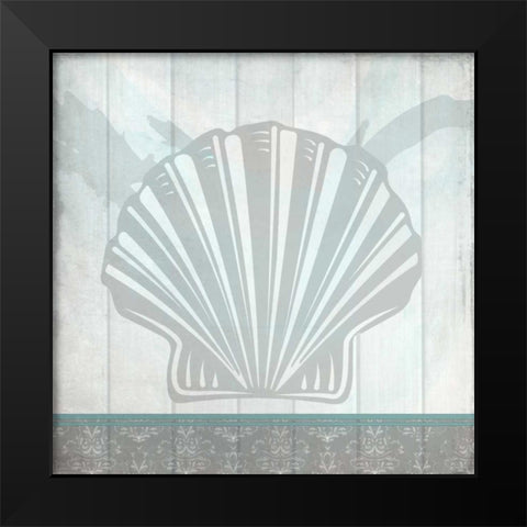 Sea Shell C Black Modern Wood Framed Art Print by Allen, Kimberly