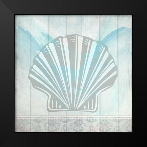 Sea Shell 3 Black Modern Wood Framed Art Print by Allen, Kimberly