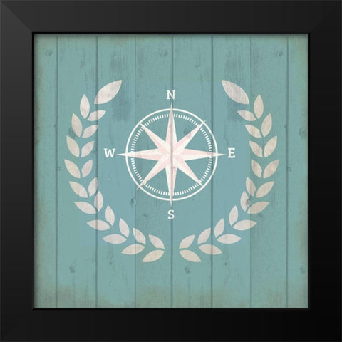 Travel the Sea 4 Black Modern Wood Framed Art Print by Kimberly, Allen