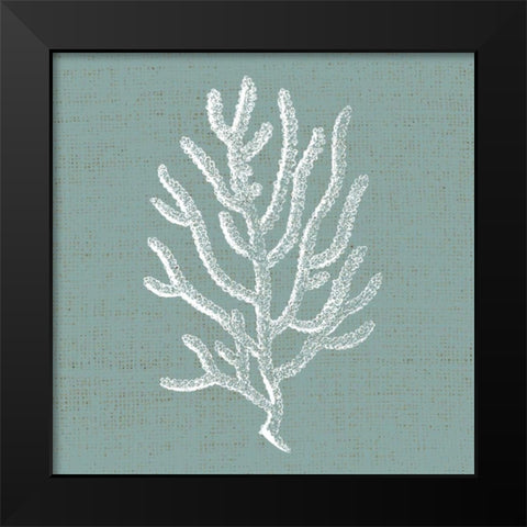 Ocean Blues 1 Black Modern Wood Framed Art Print by Allen, Kimberly