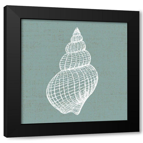 Ocean Blues 2 Black Modern Wood Framed Art Print with Double Matting by Allen, Kimberly