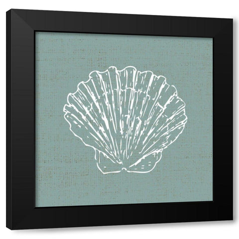 Ocean Blues 3 Black Modern Wood Framed Art Print with Double Matting by Allen, Kimberly