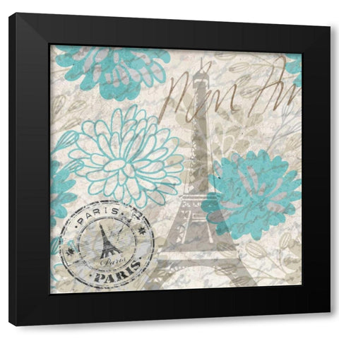 Mon Amour 3 Black Modern Wood Framed Art Print with Double Matting by Allen, Kimberly