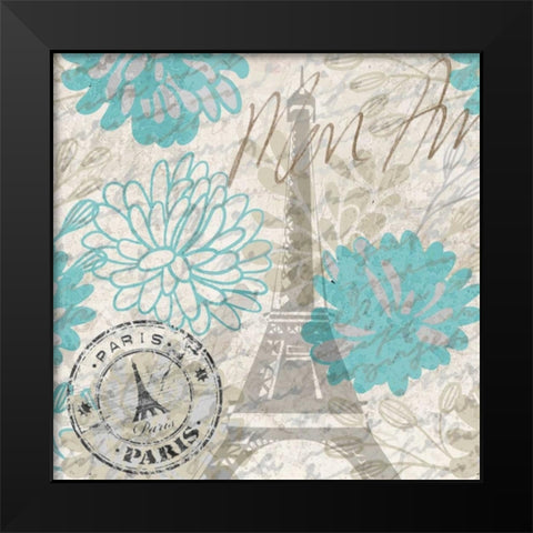 Mon Amour 3 Black Modern Wood Framed Art Print by Allen, Kimberly