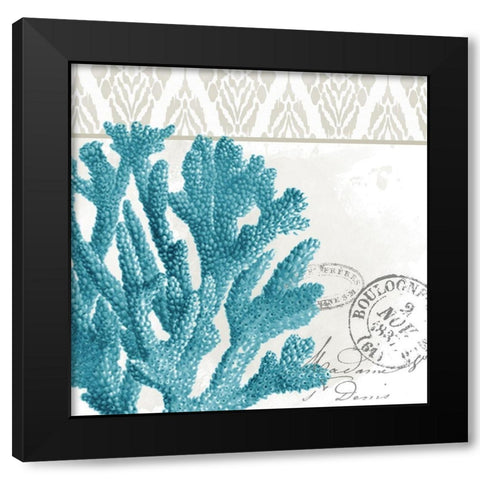 By the Sea 2 Black Modern Wood Framed Art Print with Double Matting by Allen, Kimberly