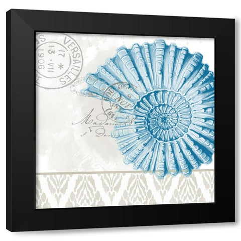 By the Sea 3 Black Modern Wood Framed Art Print with Double Matting by Allen, Kimberly