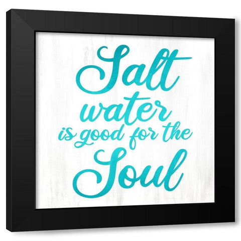 Seas the Day 4 Black Modern Wood Framed Art Print with Double Matting by Allen, Kimberly