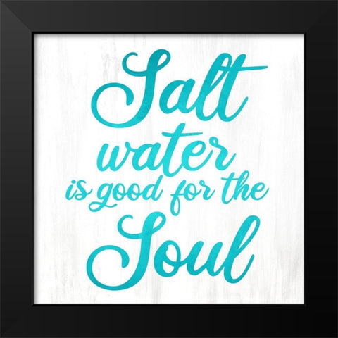 Seas the Day 4 Black Modern Wood Framed Art Print by Allen, Kimberly