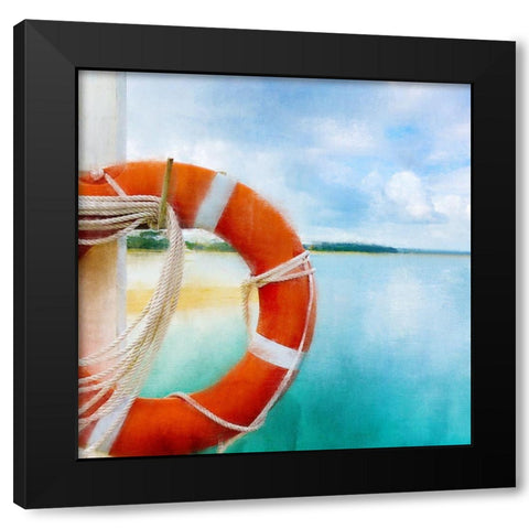 Seas the Day 5 Black Modern Wood Framed Art Print with Double Matting by Allen, Kimberly