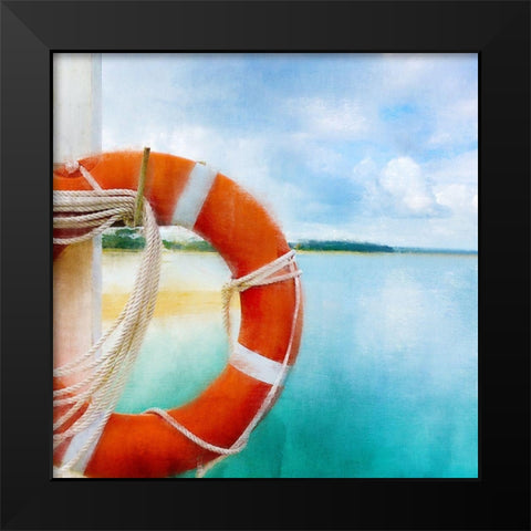 Seas the Day 5 Black Modern Wood Framed Art Print by Allen, Kimberly