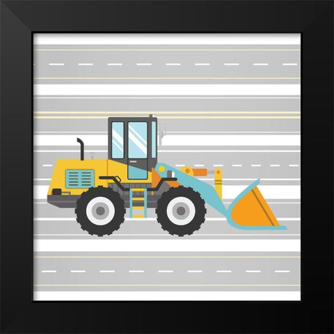 On the Road 1 Black Modern Wood Framed Art Print by Allen, Kimberly