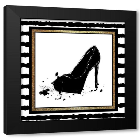 Love Fashion 2 Black Modern Wood Framed Art Print by Allen, Kimberly