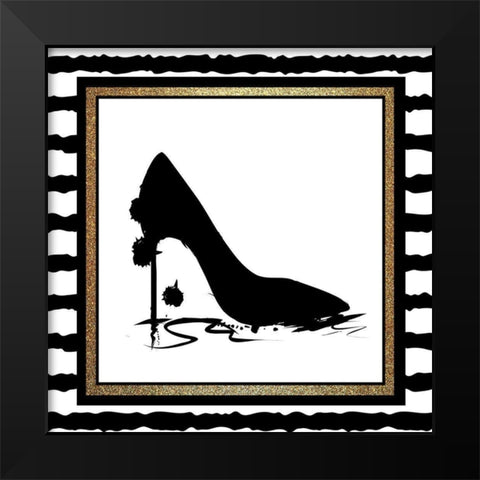 Love Fashion 4 Black Modern Wood Framed Art Print by Allen, Kimberly