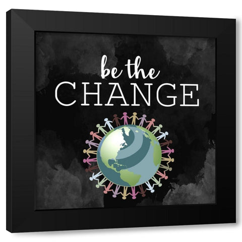 Change Black Modern Wood Framed Art Print with Double Matting by Allen, Kimberly