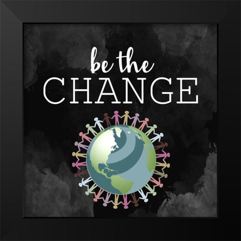 Change Black Modern Wood Framed Art Print by Allen, Kimberly