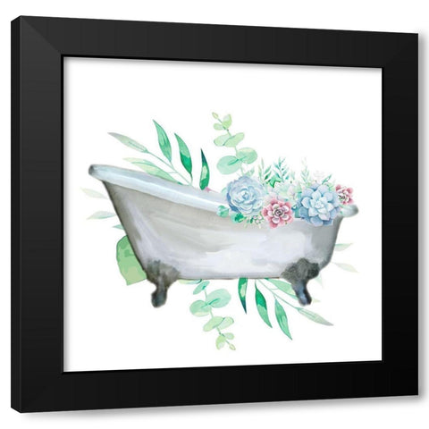 Relax Recharge 2 Black Modern Wood Framed Art Print with Double Matting by Allen, Kimberly