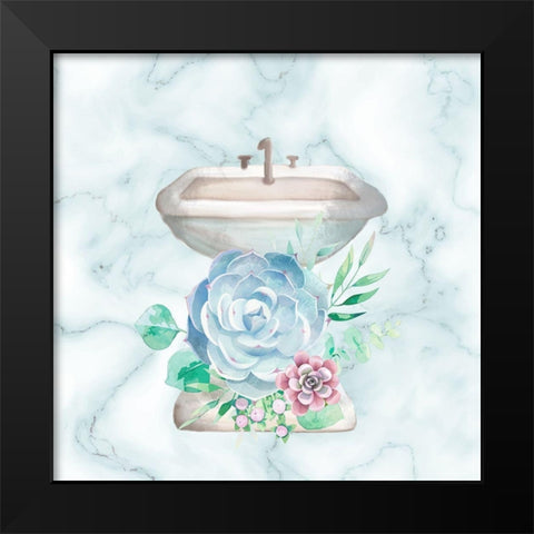 Relax Recharge 3 V2 Black Modern Wood Framed Art Print by Allen, Kimberly