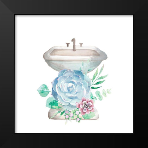 Relax Recharge 3 Black Modern Wood Framed Art Print by Allen, Kimberly