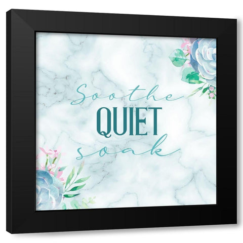Relax Recharge 4 V2 Black Modern Wood Framed Art Print with Double Matting by Allen, Kimberly