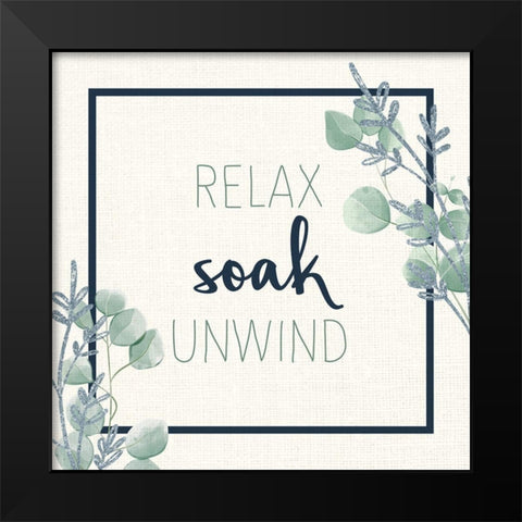 Wash 3 Black Modern Wood Framed Art Print by Allen, Kimberly