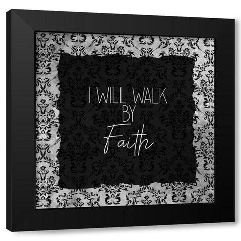 He Restores 3 Black Modern Wood Framed Art Print with Double Matting by Allen, Kimberly