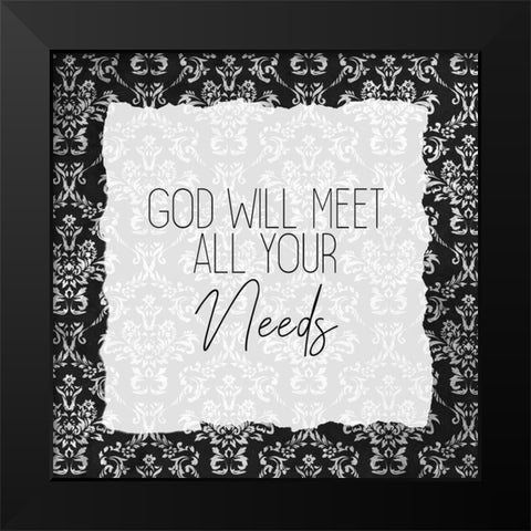 He Restores 5 Black Modern Wood Framed Art Print by Allen, Kimberly