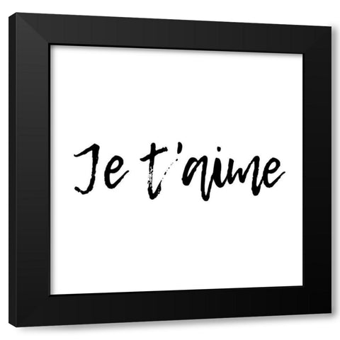 Red Umbrella Paris 3 Black Modern Wood Framed Art Print with Double Matting by Allen, Kimberly