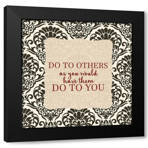 Trust the Lord 2 Black Modern Wood Framed Art Print with Double Matting by Allen, Kimberly