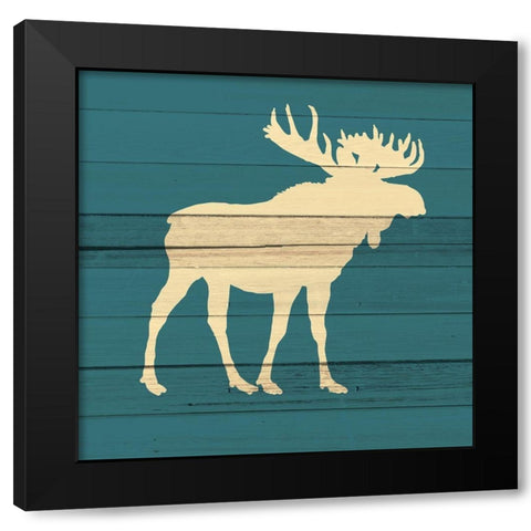 Little Man 4. Black Modern Wood Framed Art Print with Double Matting by Allen, Kimberly