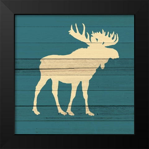 Little Man 4. Black Modern Wood Framed Art Print by Allen, Kimberly