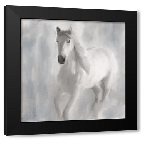 White Black Modern Wood Framed Art Print with Double Matting by Allen, Kimberly