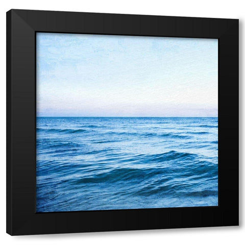 Seascape Black Modern Wood Framed Art Print with Double Matting by Allen, Kimberly