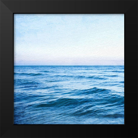 Seascape Black Modern Wood Framed Art Print by Allen, Kimberly