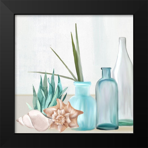Escape Seaside 2 Black Modern Wood Framed Art Print by Allen, Kimberly