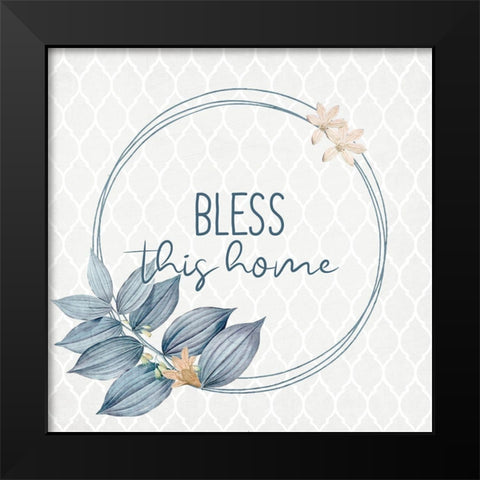 Blessings 1 Black Modern Wood Framed Art Print by Allen, Kimberly