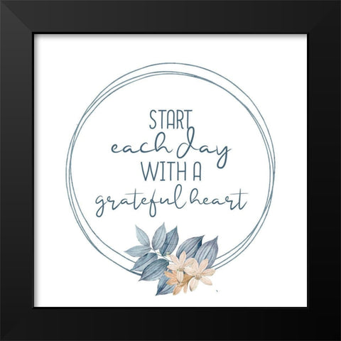 Blessings 9 Black Modern Wood Framed Art Print by Allen, Kimberly