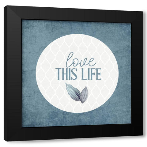 Blessings 11 Black Modern Wood Framed Art Print with Double Matting by Allen, Kimberly